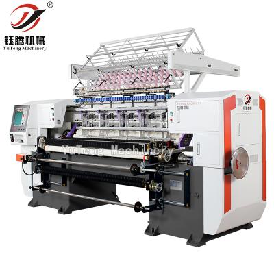 China Embroidery Máquina informática de colchas de agujas múltiples para prendas de vestir Cama textil en venta