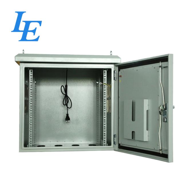12U 15U 18U Outdoor Network Cabinet, Weatherproof & IP65 rated for Dust and Water Resistance Enclosure with Optional 2 Fans
