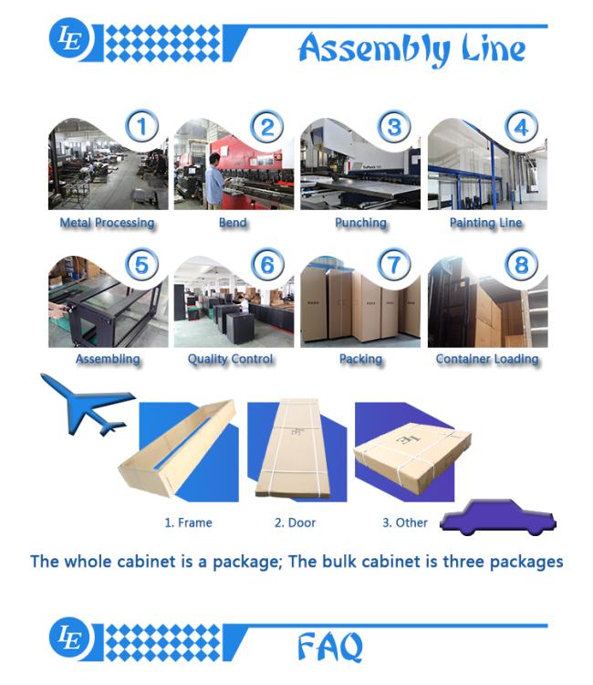 Hot Selling 19" 2-Post 4-Post Open Frame Server Rack Open Racks for Network Devices Assembling