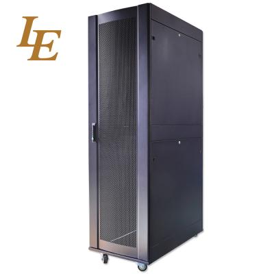 China LE SPCC Floor Standing Server Cabinet Data Rack Shelf Ack Enclosure Server Cabinet for sale