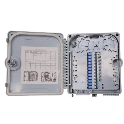 China Outdoor Fiber Optic Distribution Box ABS Plastic Material Insulation Resistant for sale