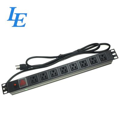 China Black Server Rack PDU Network Universal Monitored For Electric Power Transmission for sale