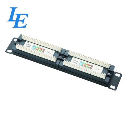 China Cat6 24 Port Network Patch Panel RJ45 Ethernet Network Rackmount for sale