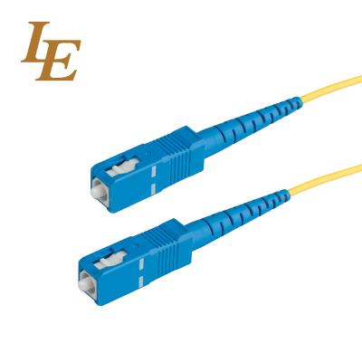 China Lc Om3 Fiber Optic Ftth Patch Cord Indoors Simplex for sale