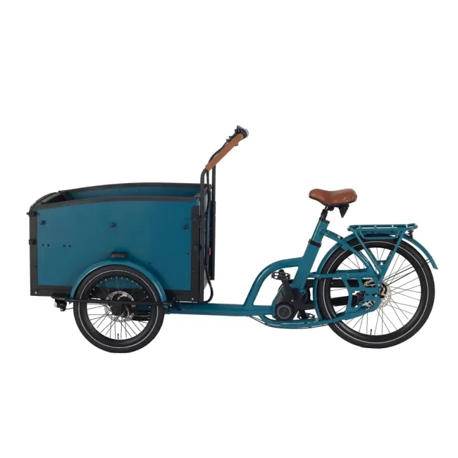 Customisable Cargo E Bike with All-Weather Protection and Safety Features