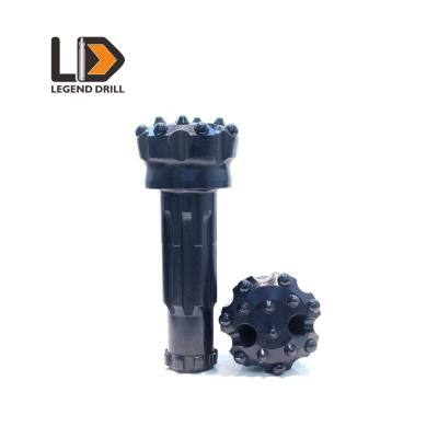 China High End Black DTH Drill Bit For Mining Companies , High Air Pressure for sale