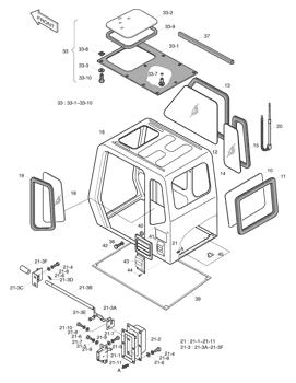 China 2161-1870-01 PANEL Doosan parts for sale