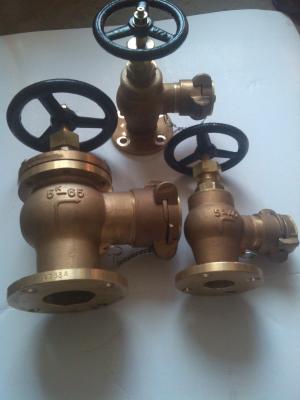 China JIS marine bronze angle fire valve/hydrant valve JIS F7334B for sale