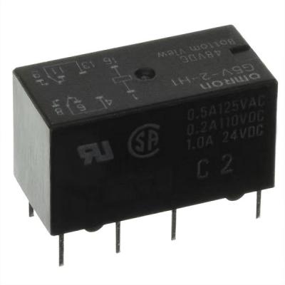 China G5V-2-H1 48VDC General Purpose Relay DPDT 2 Form C Through Hole 1A 48VDC for sale