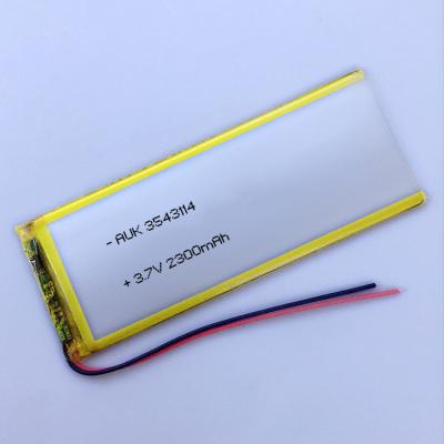 China 3.7V 2300mah Lithium Polymer Battery Cell For Interphone Navigator for sale