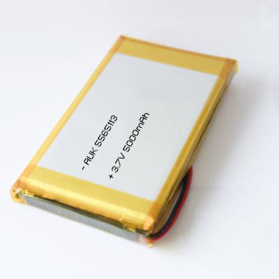 China Powered Ultra Thin LiPo Battery Short Protection LiPo 3.7V 5000mAh for sale