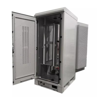 China 42U Outdoor Electric Weatherproof Data Cabinet With Cooling IP55 IP65 for sale