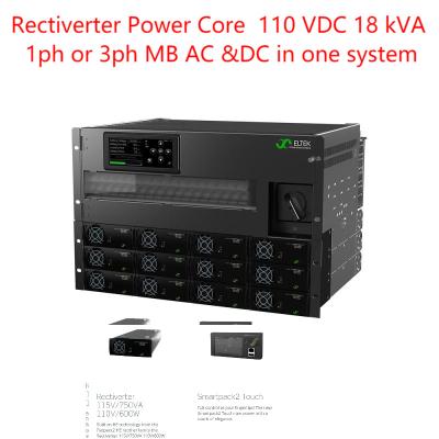 China Rectiverter Power Core 110 VDC 18 kVA 1ph or 3ph Up to 18Kva AC & 14.4kw 110Vdc output for sale