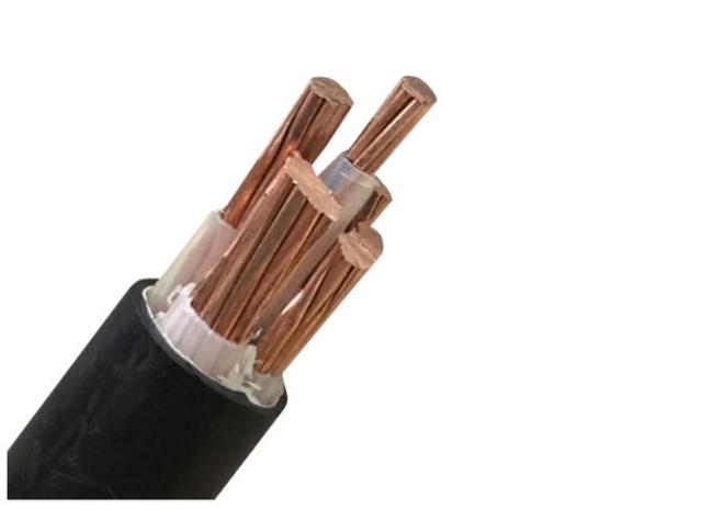 0.6/1kV Cu XLPE Power Cable , XLPE Electrical Cable With Black Jacket