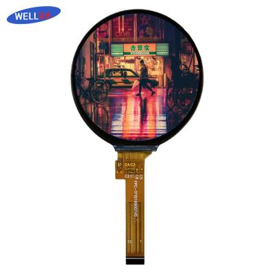China ODM Small Round LCD Screen Witness Crystal Clear Imaging  For Wearable Devices for sale