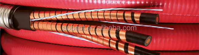TECK 90 High Voltage 3-Core AWG6 Cable High Voltage Construction Cable with Copper Conductor and XLPE Insulation