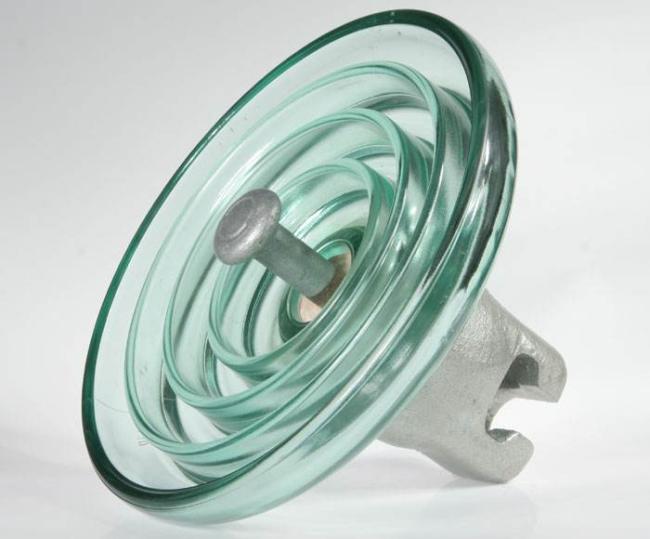 High voltage toughened LXP- 70 glass insulator