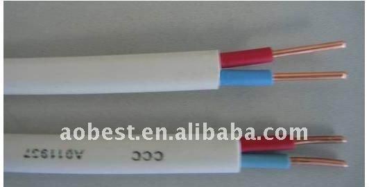 RVV PVC 2 Cores Stranded Copper Electric Cable Wire THW THHN TWD Insulated 6 mm2
