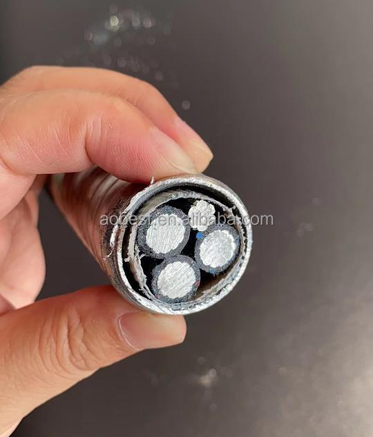 2024 aobest Aluminum Interlocked AC90 Cable 1/0 awg