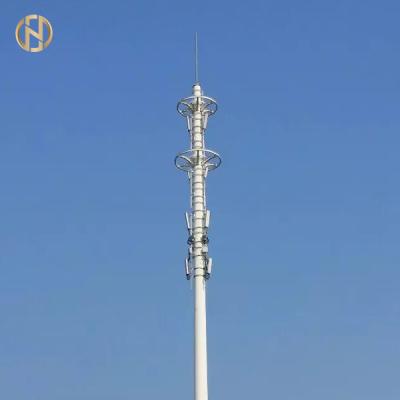 China 30M 35M Telecommunication Post  Palm Tree Monopole Transmission Tower for sale