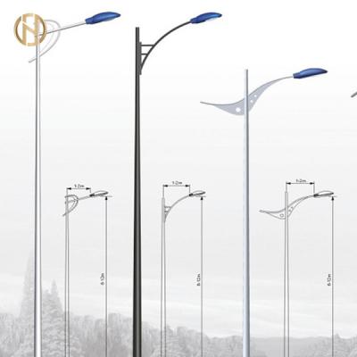 China Tapered Octagonal Galvanized Steel Street Light Pole Steel Lamp Pole for sale