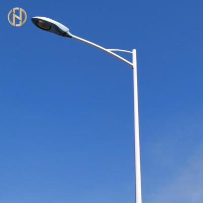 China Galvanized Street Light Pole  7M Street Lamp Pole Customized Height for sale
