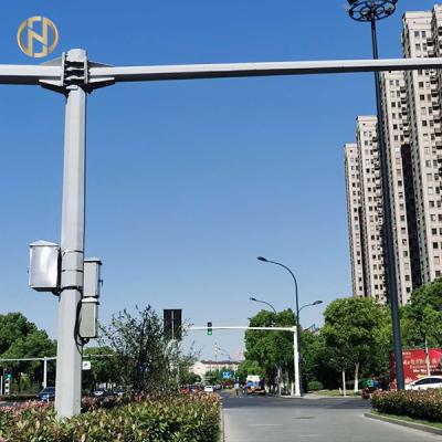 China Anti Seismic Design CCTV Camera Pole  Steel Surveillance Camera Pole for sale