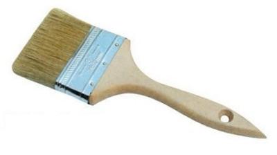 China White Bristle 25mm Paint Brush For Polyurethane for sale