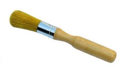 China Cepillo de cera de madera lacada para cera de pintura a la tiza Compra a granel en venta