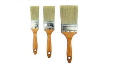 China White Bristle Bulk Commercial Paint Brushes For Woodstain for sale