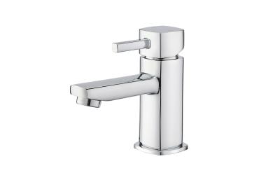 China Contemporary Brass Basin Mixer Taps Faucet With Single Handle T8182W for sale