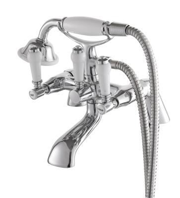 China Classical Bath Shower Mixer Taps Polished  with Double Handle for sale