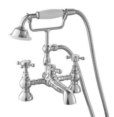 China Brass Bathroom Vanity Faucets , Modern Bath Mixer Taps With Shower for sale