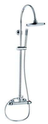 China Modern Thermostatic Shower Taps Polished Brass Material for sale
