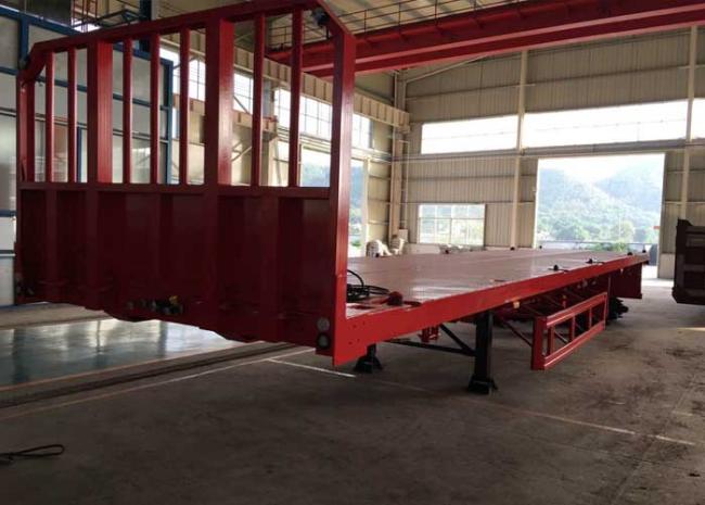 DROPSIDE TRAILER WITH AIRBAG