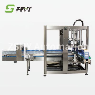 China Water Bottle / Beverage Grab Type Automatic Carton Packing Machine 380V 60Hz for sale