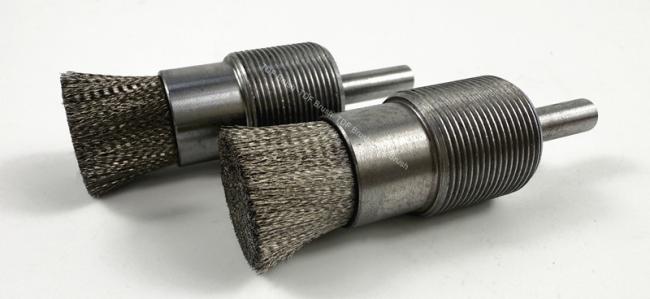 stainless steel wire end brush