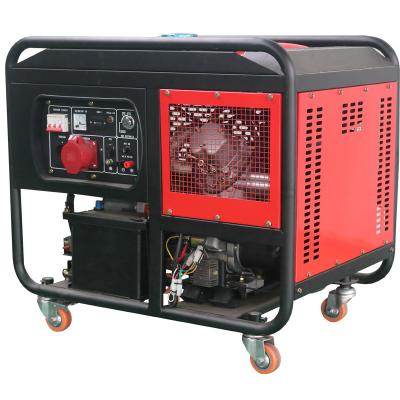 China 5kva 6kva 7kva Small Portable Diesel Generator Soundproof Quiet Home Generator for sale