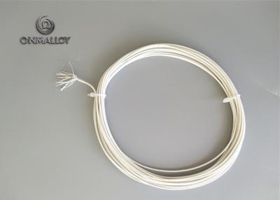 China Fio resistente ao calor isolado fibra de vidro do aquecimento da trança do fio do fio de resistência NiCr80/20 à venda