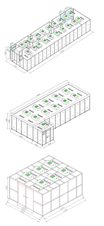 Softwall Clean Room interior showing modular design