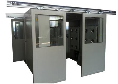 China Custom Intelligence Clean Room Air Shower With Auto Slide Door , Stainless steel for sale