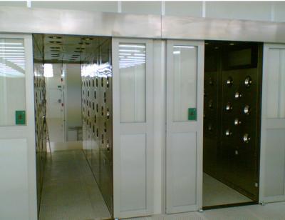 China Intelligent Animal Lab / Semiconductor Clean Room Air Shower With Automatic Slide Door for sale