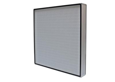 China AHU Aluminum Frame Mini Pleated Air Filter H13 H14 HVAC Industry HEPA Filter for sale