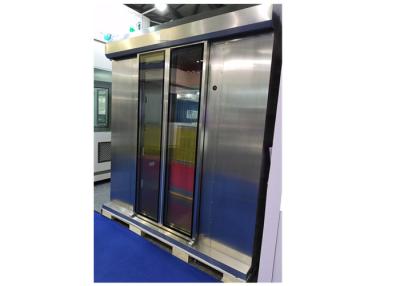 China 2 Directinal Blowing Voice Control Cleanroom Air Shower With HEPA Filter For Cosmetic Industry for sale
