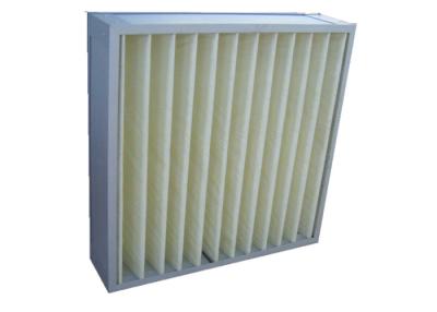 China Media Area 0.94 ㎡ Pleated Panel Air Filter With Cardboard Frame for sale
