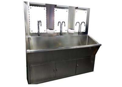 China Automatic Induction Effluent Clean Room Equipments , Stainless Steel Surgical Scrub Sinks for sale