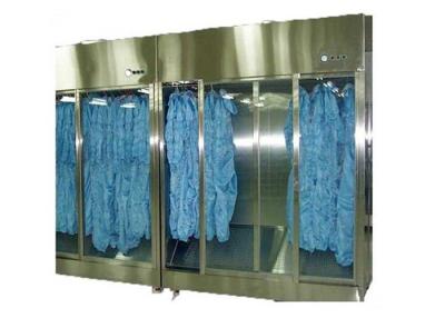 China Stainless Steel 304 Sterile Garment Storage Cabinet For Hospital Clean Room for sale