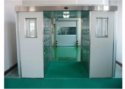 China Auto Sensing Clean Room Air Shower Tunnel For Person And Cargo Wind Speed 25m/S for sale