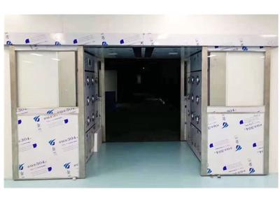 China Túnel automático de la ducha de aire de la puerta deslizante con la certificación del CE de la exhibición del LCD en venta
