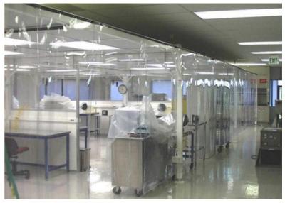 China Quarto desinfetado móvel de parede de cortina do PVC para teatros de operação/bio laboratórios do adubo à venda